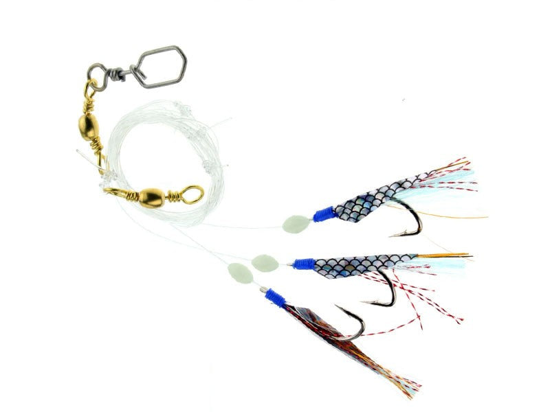 Načtěte obrázek do galerijního prohlížeče, Kinetic Sabiki Trio 2/0 Red/Blue/Flash