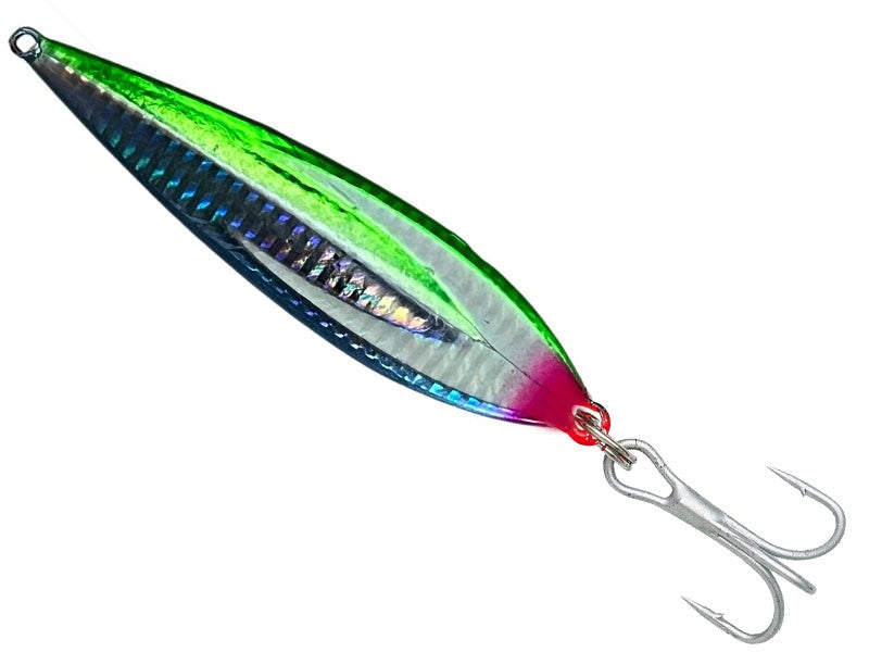 Laden Sie das Bild in Galerie -Viewer, Kinetic Smolfen 80g 15cm Grün/Silber Blitz