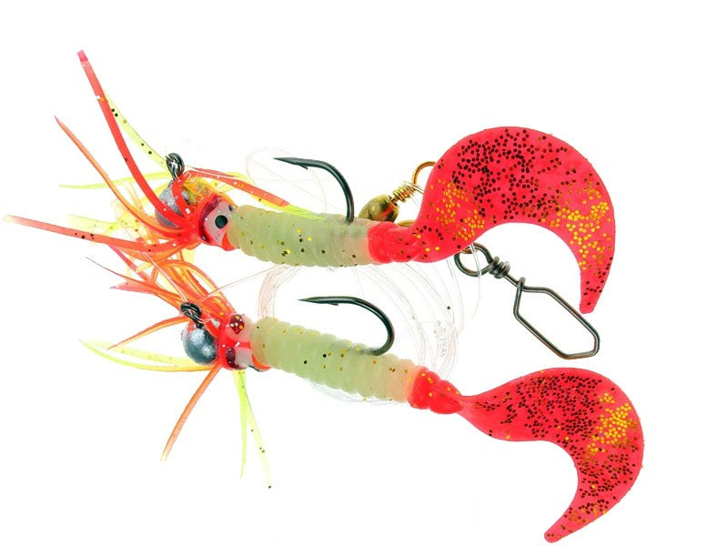 Načtěte obrázek do galerijního prohlížeče, Kinetic Sabiki Loaded Shadtail Skirt UV 3/0