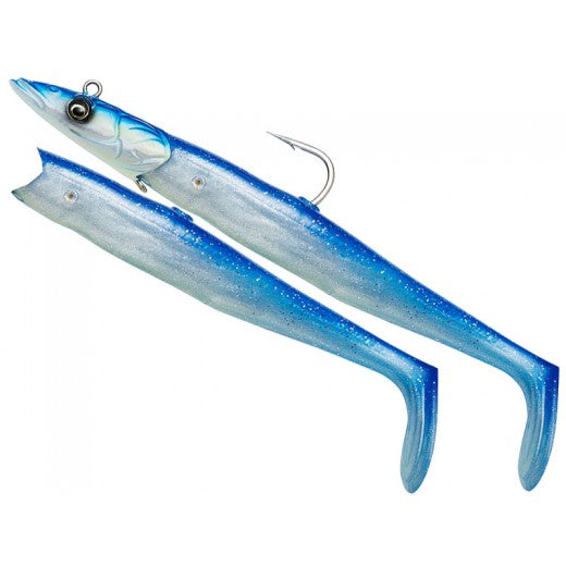 Savage Gear Sandeel V2 18cm 86g Blue Pearl Silver  Topfishing.eu