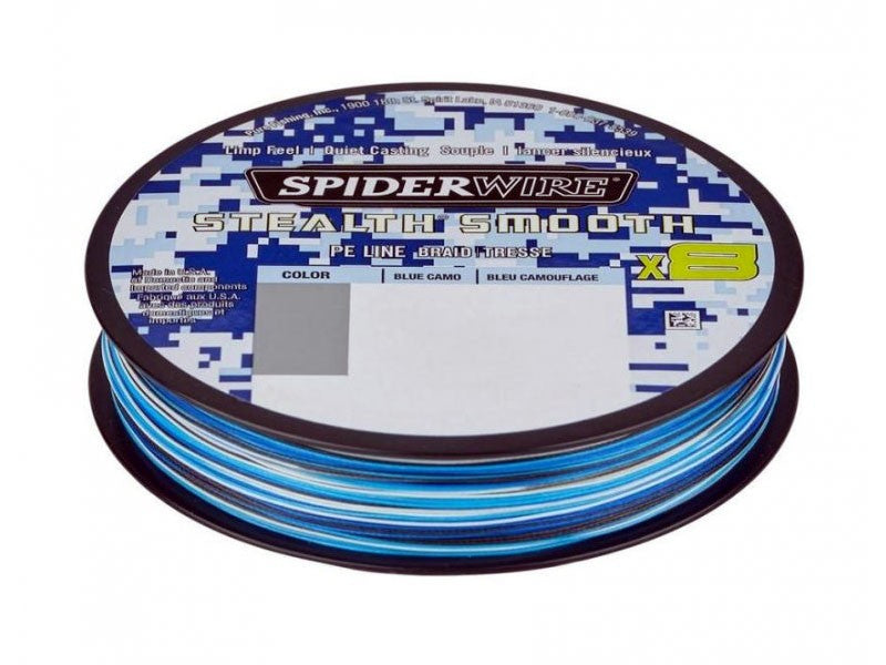 Načtěte obrázek do galerijního prohlížeče, Pletenka SpiderWire - Stealth Smooth x8 0,23mm 23,6kg 300m Blue Camo
