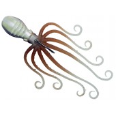 3D Octopus UV Orange Glow 16cm 180g