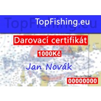 Darovací certifikát 1000Kč