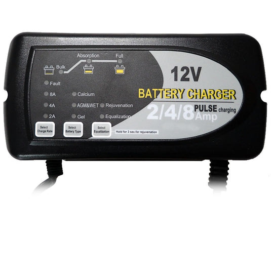 Automatická nabíječka fgForte 12V (2A/4A/8A)