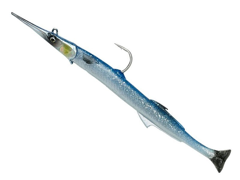 Načtěte obrázek do galerijního prohlížeče, 3D Needlefish Pulse Tail 23cm 55g Blue Silver
