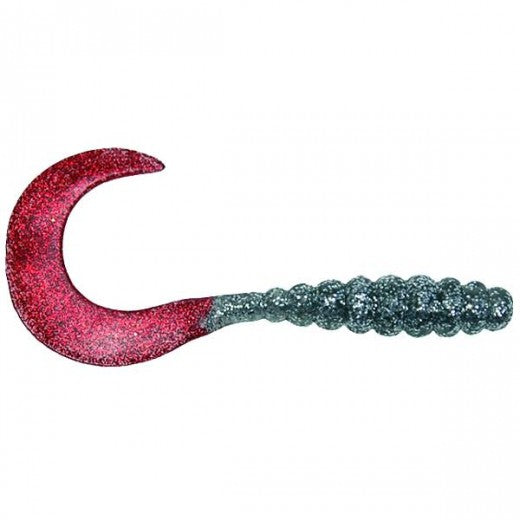 Načtěte obrázek do galerijního prohlížeče, Twister stříbrnočervený 10cm - 6
