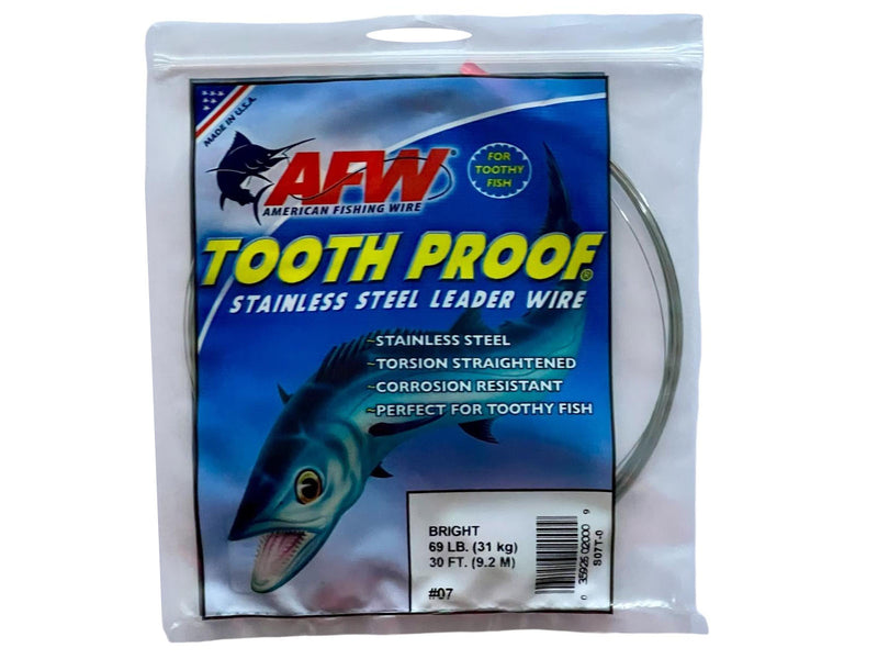 Načtěte obrázek do galerijního prohlížeče, Lanko AFW Tooth Proof Stainless Steel Leader Wire 9,2m 31kg
