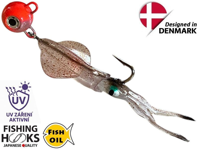 Načtěte obrázek do galerijního prohlížeče, Čeburaška červená oliheň UV 50g 15cm
