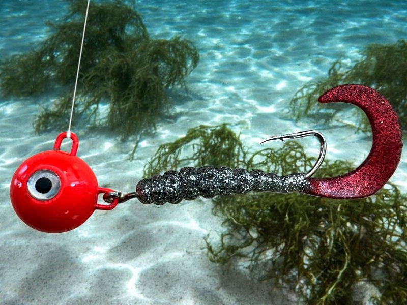 Načtěte obrázek do galerijního prohlížeče, Čeburaška červená twister 100g 13cm Silver/Red
