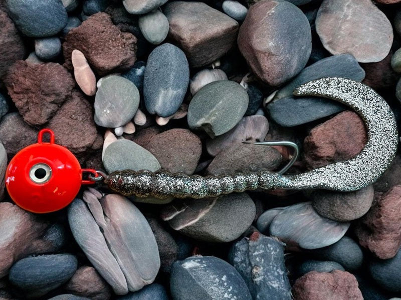 Načtěte obrázek do galerijního prohlížeče, Čeburaška červená twister 200g 19cm Silver
