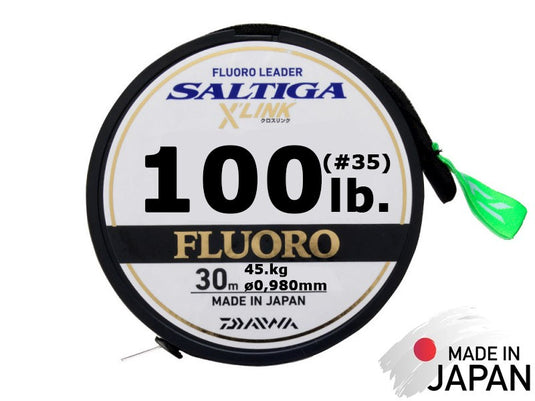 DAIWA Fluoro Leader Saltiga XLink 0,98mm 45,4kg 30m