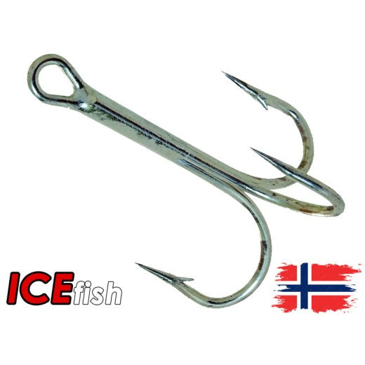 Trojháček ICE Fish Perma steel 4x 7/0 5ks