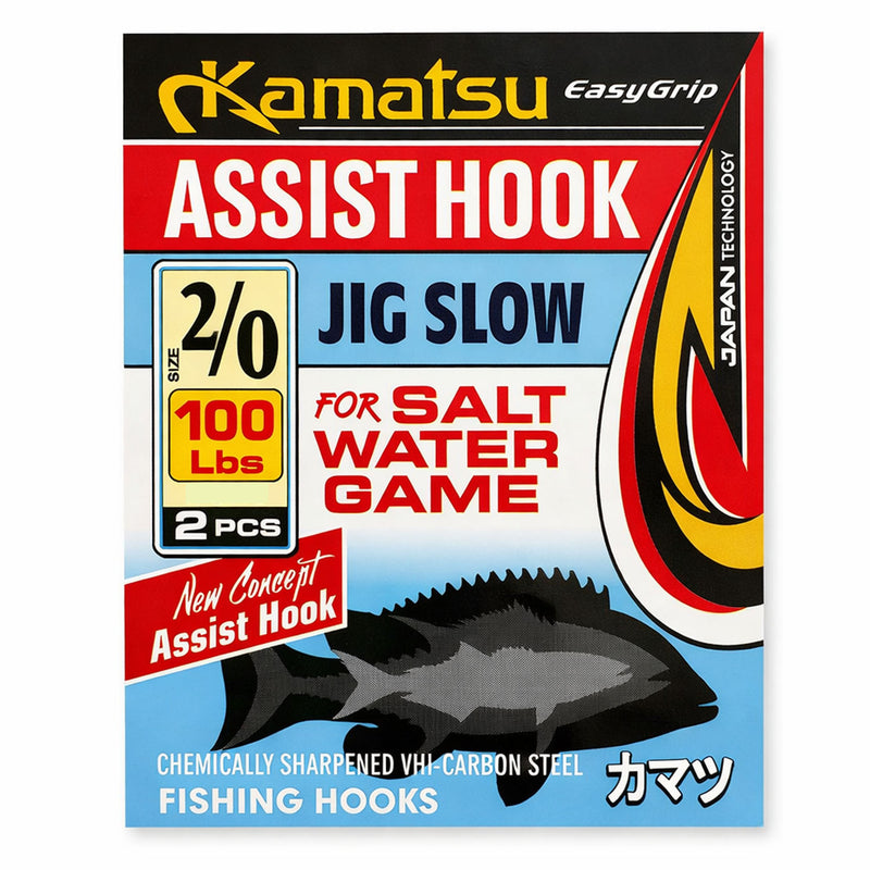 Načtěte obrázek do galerijního prohlížeče, Kamatsu Assist Hook Jig Slow 2/0 100lbs 2ks
