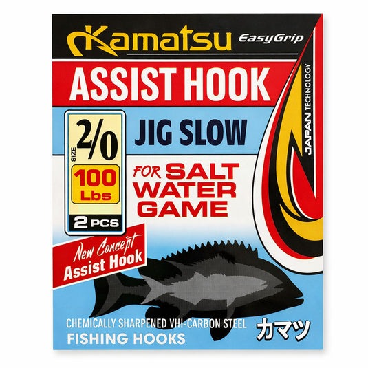 Kamatsu Assist Hook Jig Slow 2/0 100lbs 2ks
