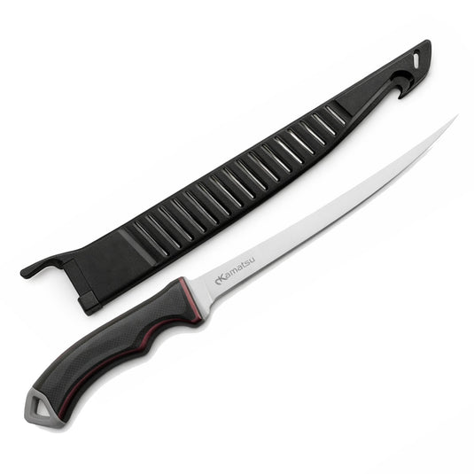 Kamatsu Filleting Knife with Sharpener 22cm
