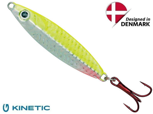 Kinetic Dragon 80g 9,5cm 2/0 Silver/Chartreuse