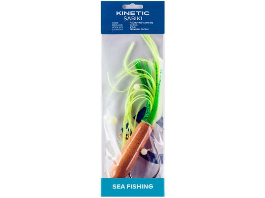 Kinetic Sabiki Heilbutt No-Limit Rig UV Squid 1,4 m 12/0