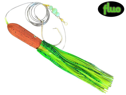 Kinetic Sabiki Halibut No-Limit Rig UV Squid 1,4m 12/0
