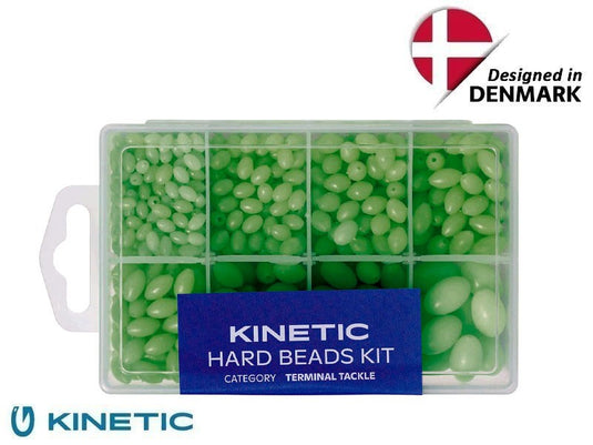 Kinetic Hard Beads Kit Green Glow korálky 579pcs