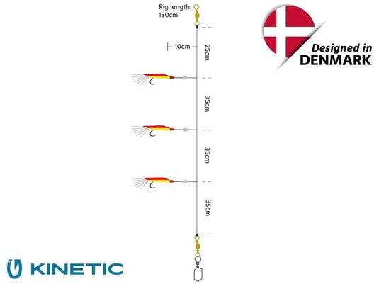 Kinetic trubičky Mini MAKK Rig 5/0 Blue/Silver