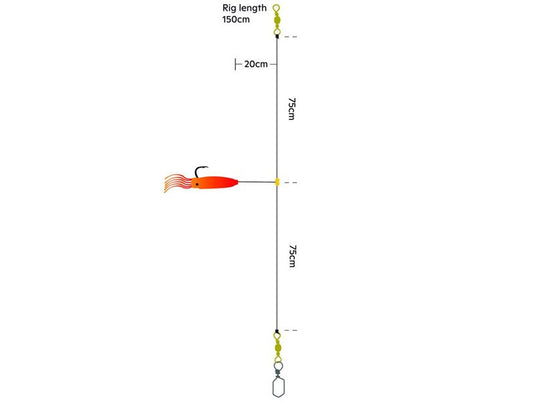 Kinetic Sabiki Bigfish Teaser Rig 8/0