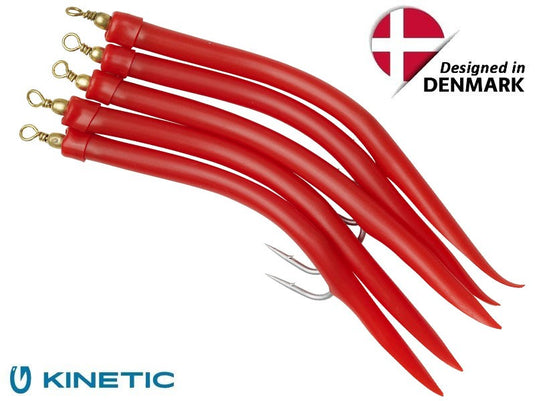 Kinetic trubičky MAKK 8/0 červená nenavázené 5ks