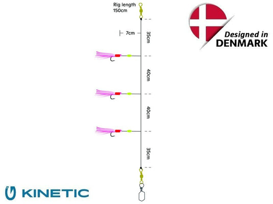 Kinetic Sabiki Sei & Lyr 5/0 0,80mm 150cm Makrela