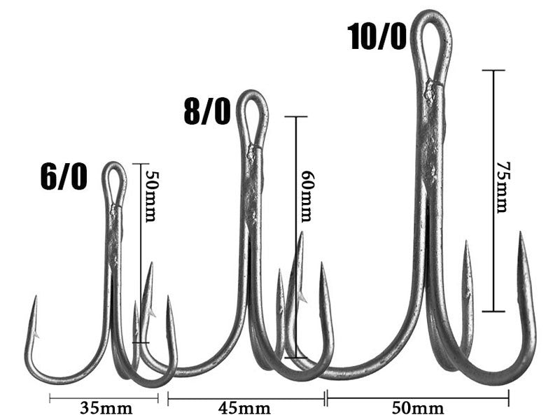 Načtěte obrázek do galerijního prohlížeče, Kinetic Trojháček Sea Hook 3x 8/0 12ks
