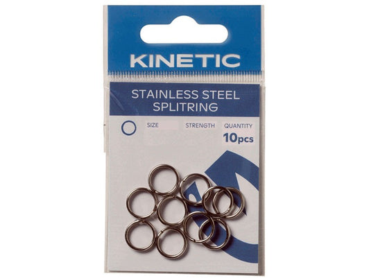 Kinetic Stainless Steel Splitring 17mm 33kg 10ks