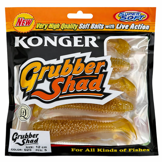 Konger Grubber Shad 12cm 5ks Flush