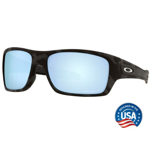 Sluneční brýle OAKLEY Turbine Matte Black Camo Prizm Deep Water Polarized
