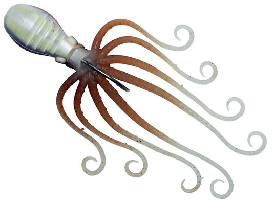 3D Octopus UV Pink Glow 16cm 120g