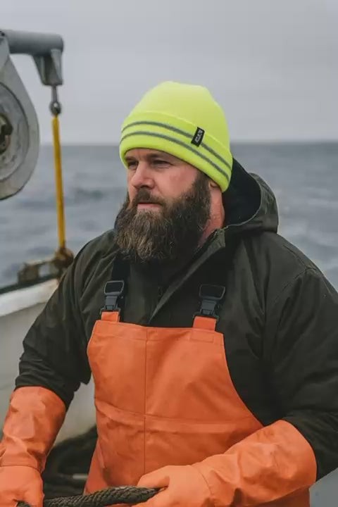 Načíst a přehrát video v galerii Viewer, Heat Holders čepice Thermal Hat Workforce Reflex Yelow
