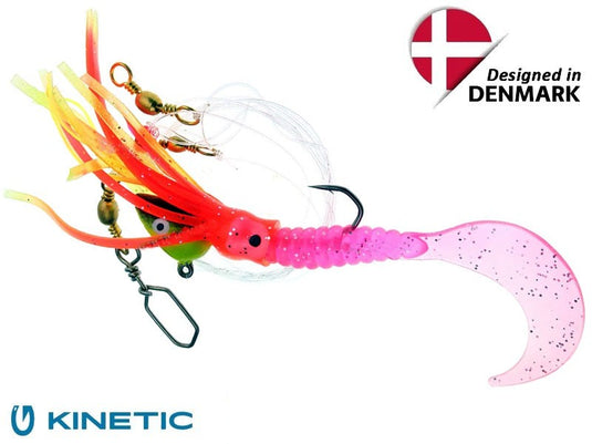 Kinetic Sabiki Wiggle Twister UV Pink