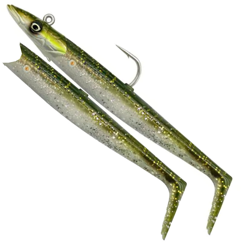 Načtěte obrázek do galerijního prohlížeče, Savage Gear Sandeel V2 14cm 33g Clear Sandeel
