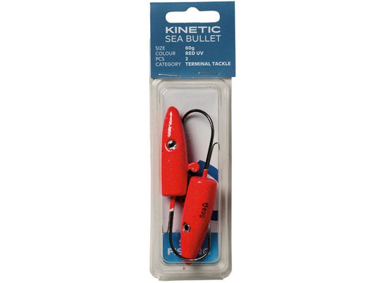 Kinetic Sea Bullet 40g Red UV 2ks