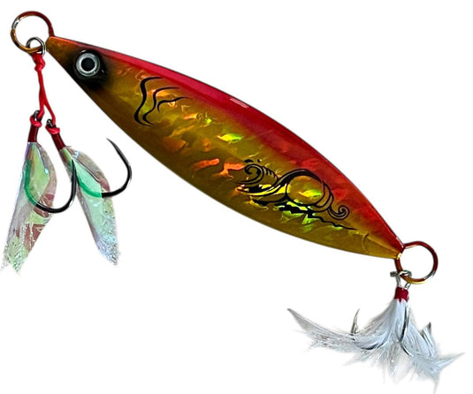 Kinetic Torskepilken 150g 12cm 5/0 Gelb Orange