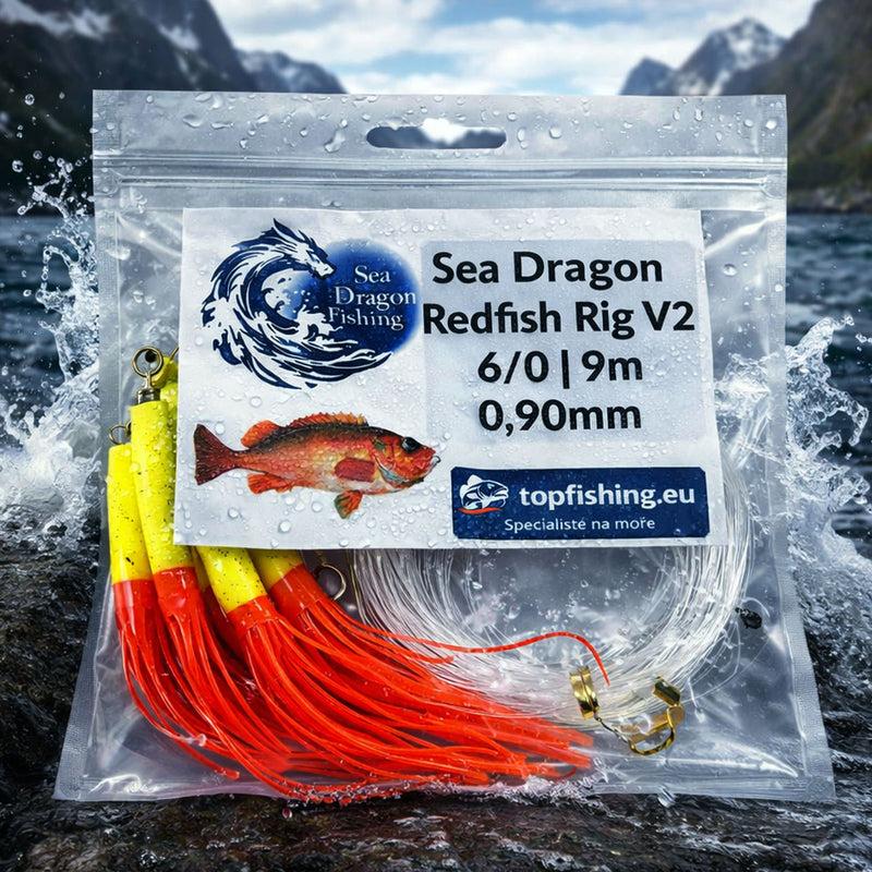 Načtěte obrázek do galerijního prohlížeče, Sea Dragon Redfish Rig 6/0 9m 0,90mm V2
