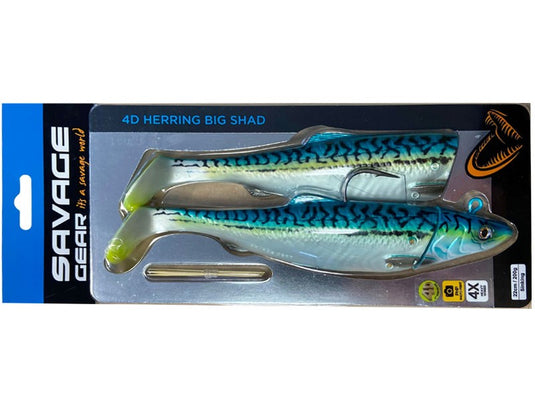 savage gear herring Savage Gear 4D Hering Big Shad 22cm 200g 1+1 Stück Schellfisch – Topfishing.eu