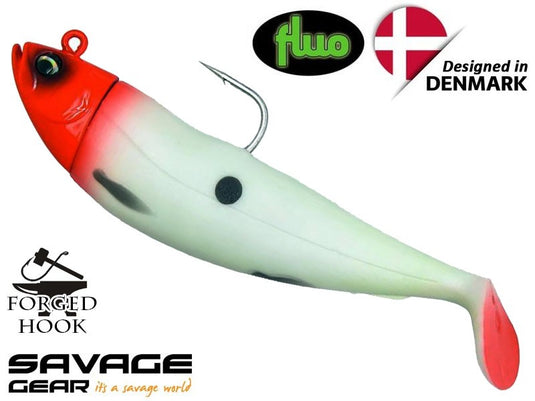 Zestaw śledziowy Cutbait 20 cm 270 g Red Head Shiner