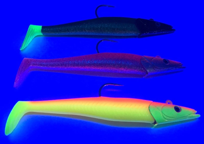 Načtěte obrázek do galerijního prohlížeče, SG Sandeel V2 21,5cm 140g Orange Glow
