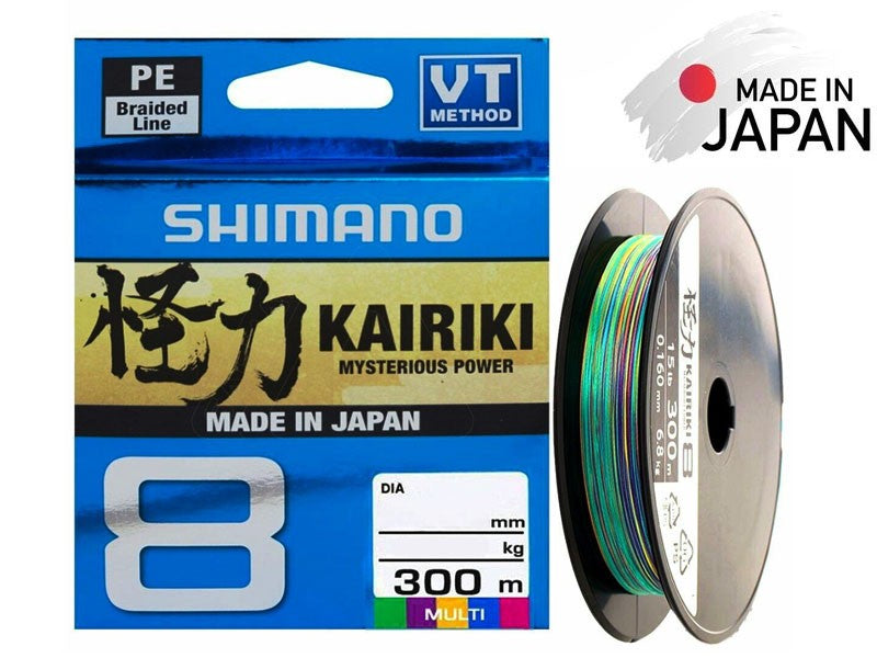 Načtěte obrázek do galerijního prohlížeče, Pletenka SHIMANO Kairiki 0,23mm 22,5kg 300m Multicolor
