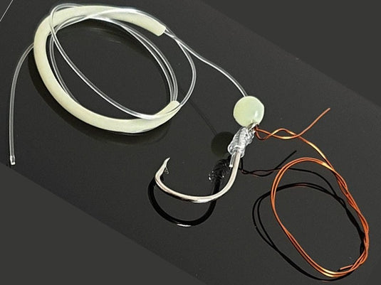 Vláčecí háček s mosaz. drátkem 10/0