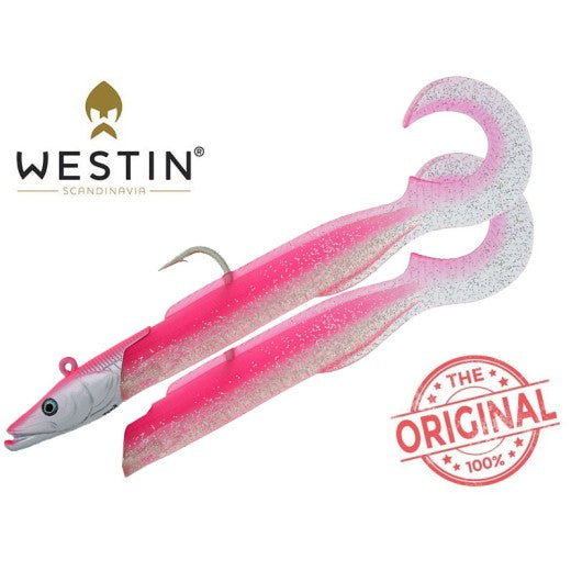 Sandy Andy Curltail Jig 122g 22cm 8/0 Glowing Lipstick