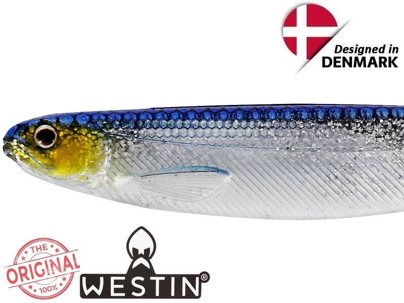 Načtěte obrázek do galerijního prohlížeče, Westin Shadteez Slim 14cm 17g Blue Headlight 2ks
