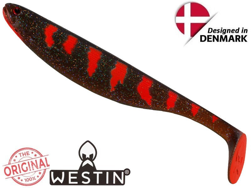 Załaduj obraz do przeglądarki galerii, Westin Shadteez Slim 18cm 33g Motoroil Blood

