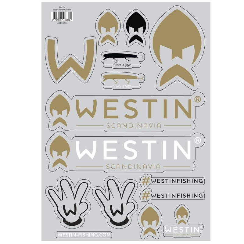 Načtěte obrázek do galerijního prohlížeče, Westin Stickers A4 15ks samolepek
