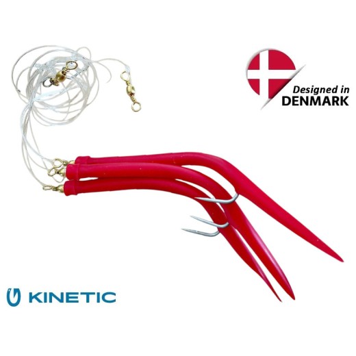 Kinetic trubičky MAKK Rig návazec 6/0 červená