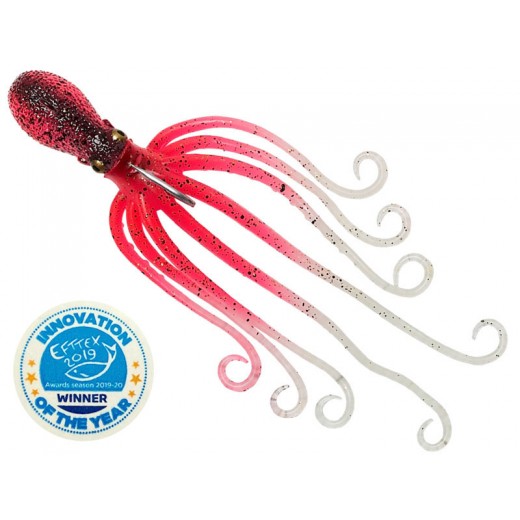 3D Octopus UV Pink Glow 16cm 120g