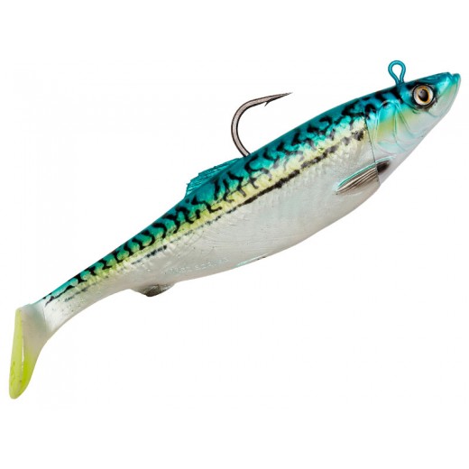 4D Herring Big Shad 25cm 300g 1+2pcs Green Mackerel